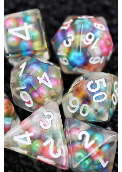 DICE 7-set: Colorful Pearl